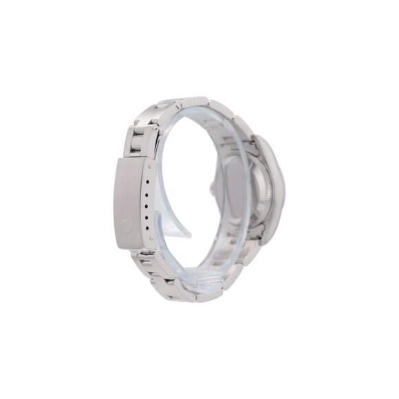 Rolex Ladies Oyster Perpetual Steel Salmon Dial Smooth Bezel Oyster Watch 76080 main image 4